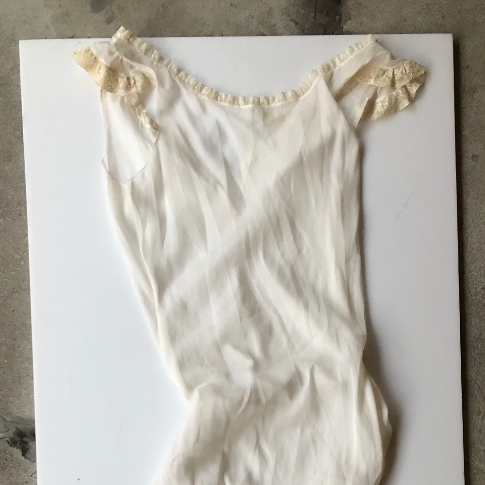 Ruffled Sheer Nightgown